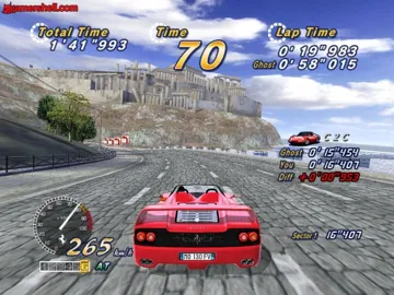 OutRun 2006 - Coast 2 Coast screen shot game playing